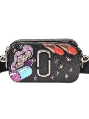 Limited Edition Marc Jacobs X Julie Verhoeven Python Snake Leather Snapshot Bag